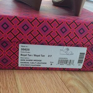 Tory Burch wedge heel size 9m
